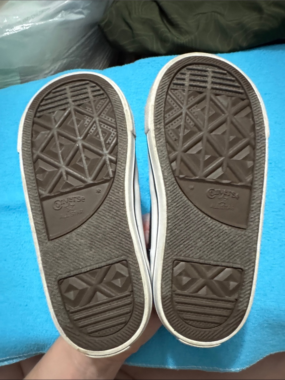 Converse Kids Black Canvas Hook-and-Loop Sneakers with White Toe - Picture 5 of 6
